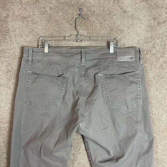 AG Adriano Goldschmied Everett Jeans Mens 40 x 32 Gray Slim Straight Cloud Soft - Picture 9 of 11